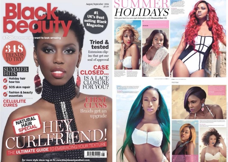 DIAMOND HAIR UK MAGAZINE FEATURE